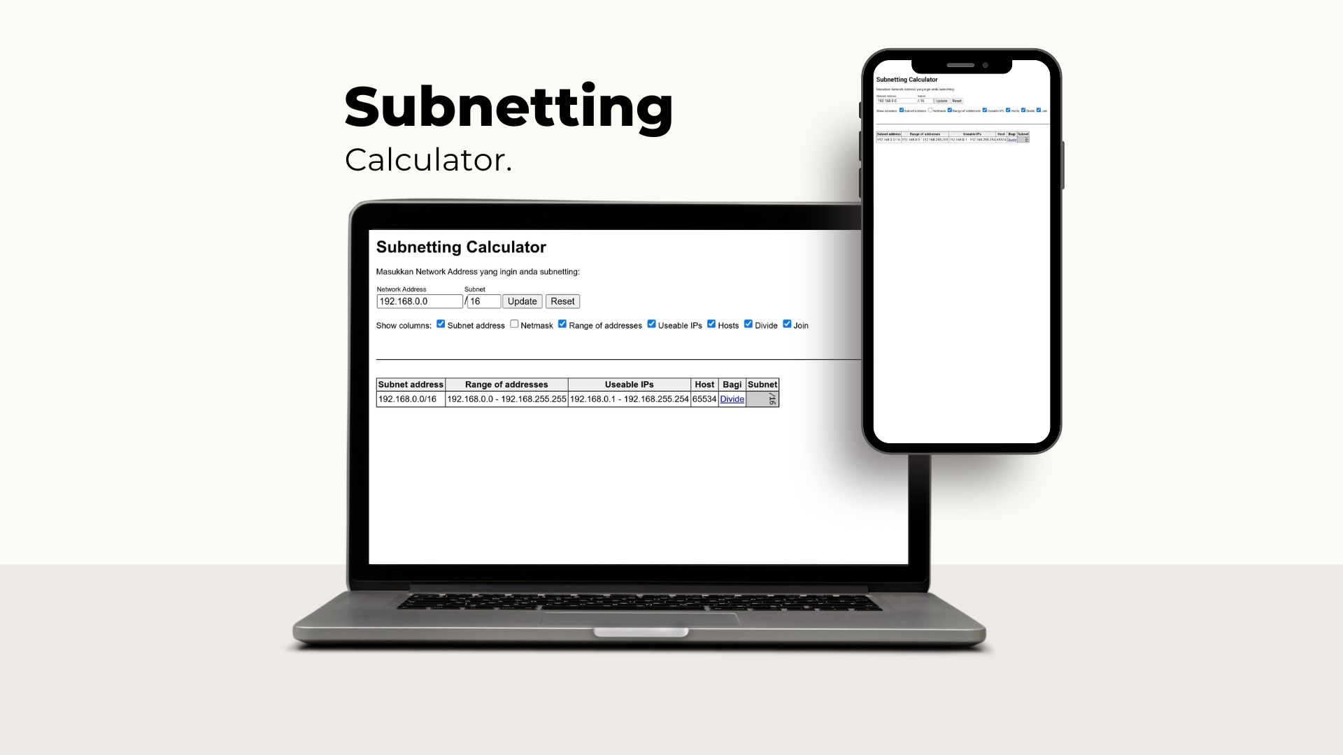Subnetting Calculator